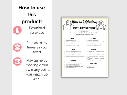 Womens Ministry What's On Your Phone