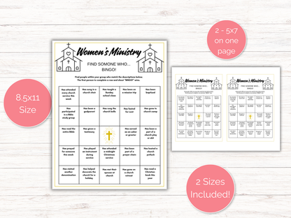 Womens Ministry Find Someone Who