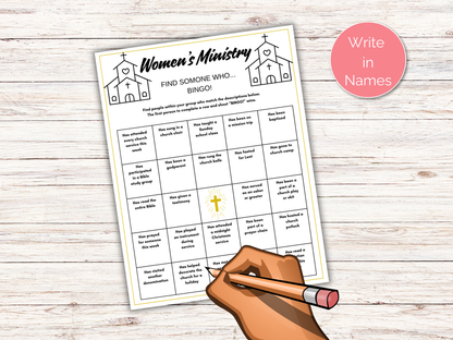Womens Ministry Find Someone Who