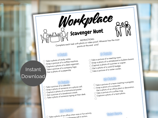Workplace Scavenger Hunt