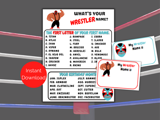 What's Your Wrestler Name