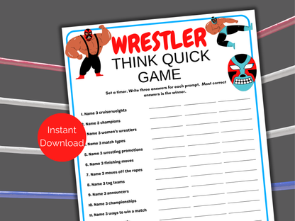 Wrestling Think Quick
