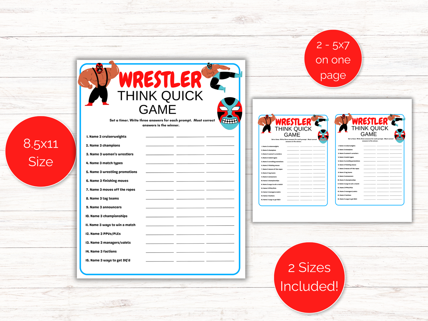 Wrestling Think Quick