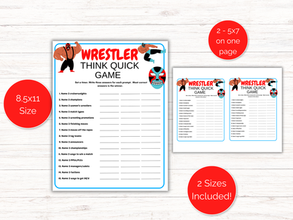Wrestling Think Quick