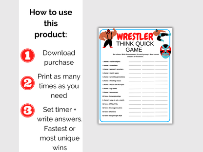 Wrestling Think Quick