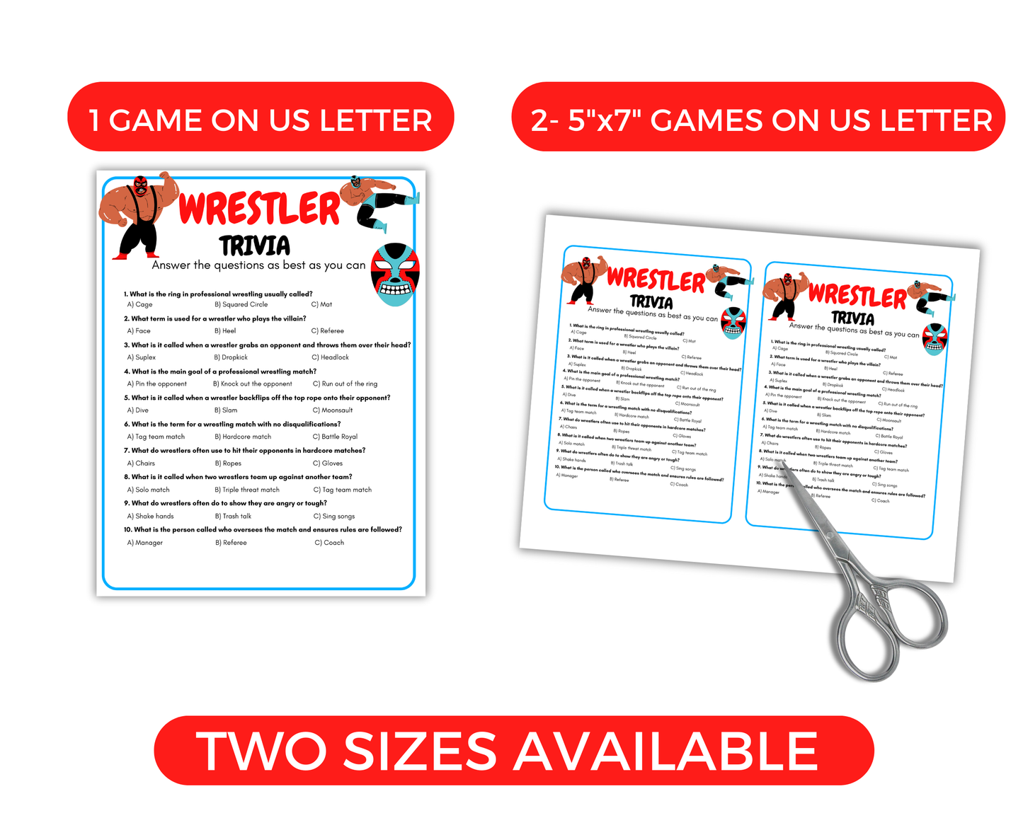 Wrestling Party Games