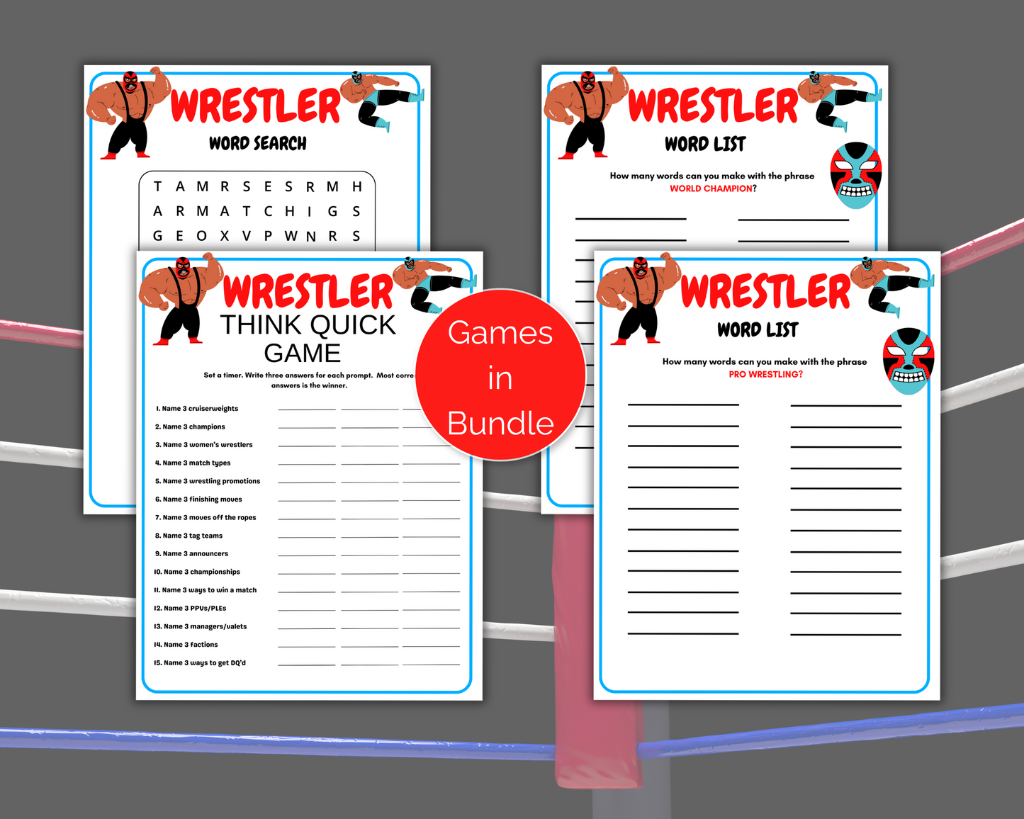 Wrestling Party Games