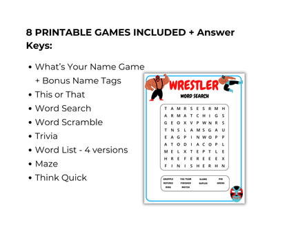 Wrestling Party Games